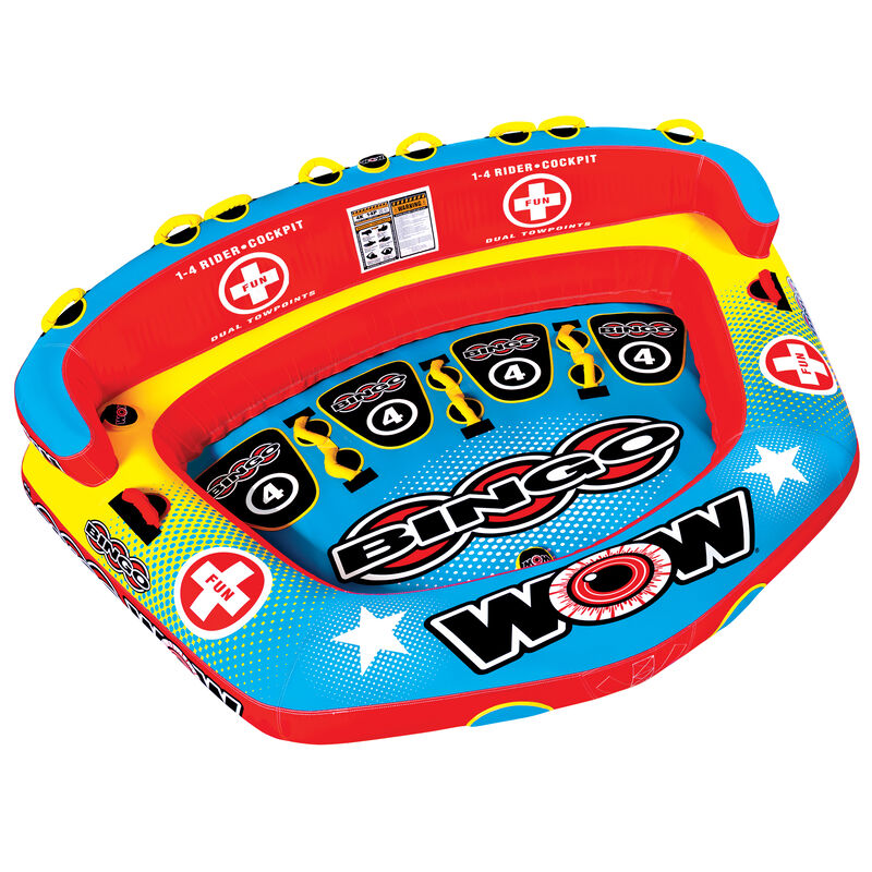 WOW Bingo 4-Person Towable Tube image number 1