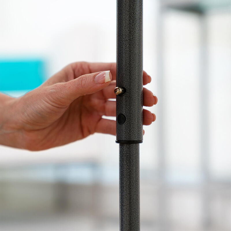 Peakform 4' Adjustable Fold-in-Half Table, White image number 11