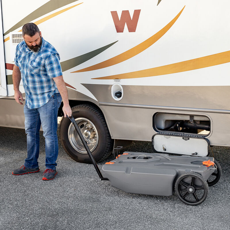 Camco Steerable Wheel Kit for 28 and 36-Gallon Rhino Tote Tanks image number 4