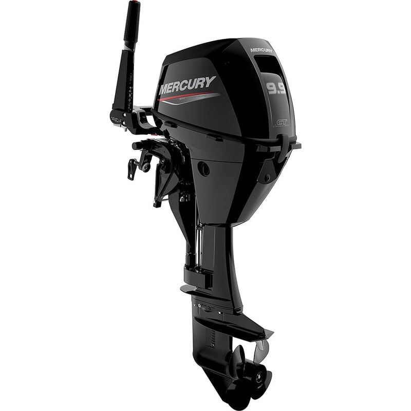 Mercury 9.9hp EFI Tiller Four-Stroke Command Thrust Outboard Motor, Manual Start, 25" Shaft