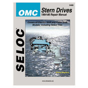 Seloc Marine Stern Drive & Inboard Repair Manual for OMC '64 - '86