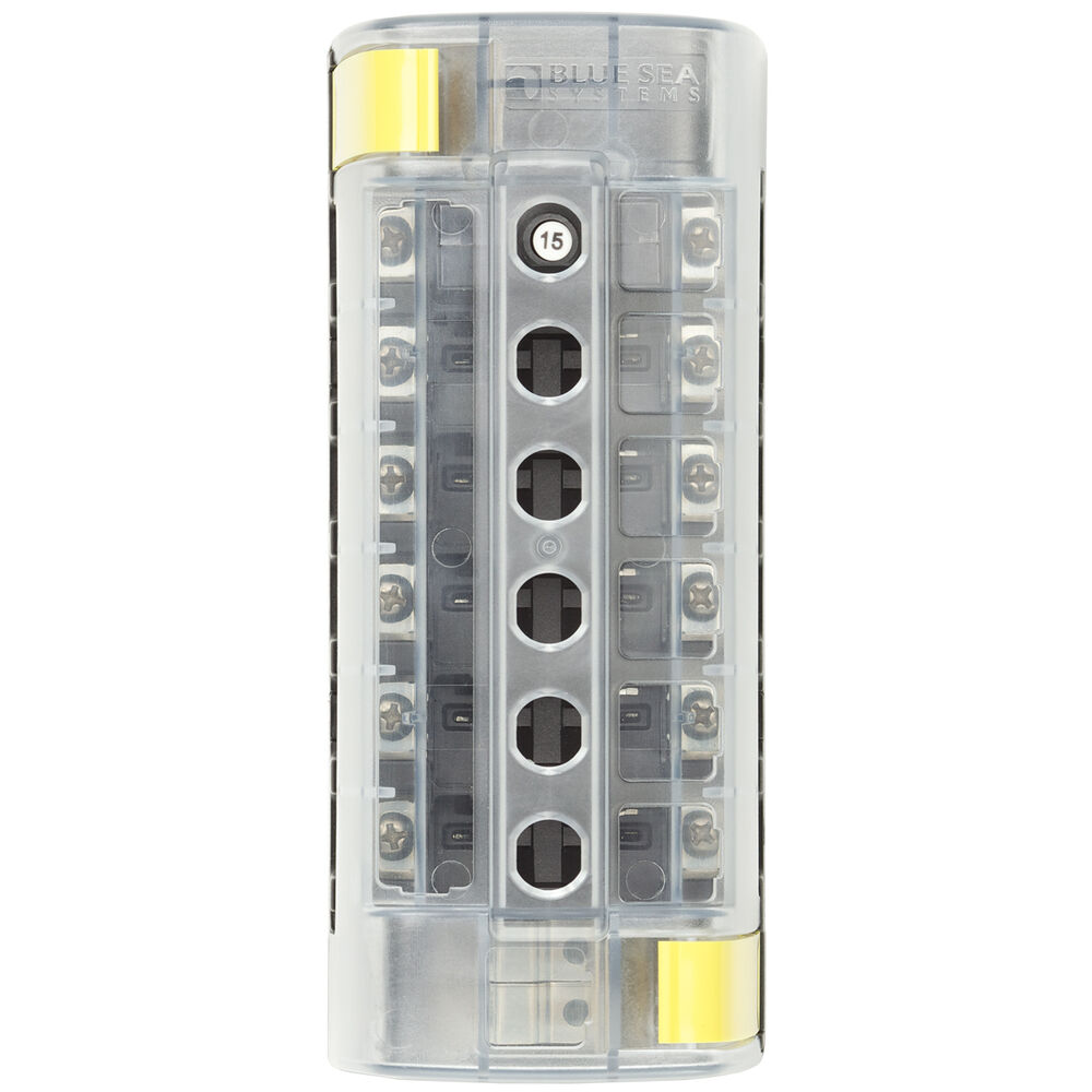 Blue Sea Systems ST CLB Circuit Breaker Block, 6 Position Independent