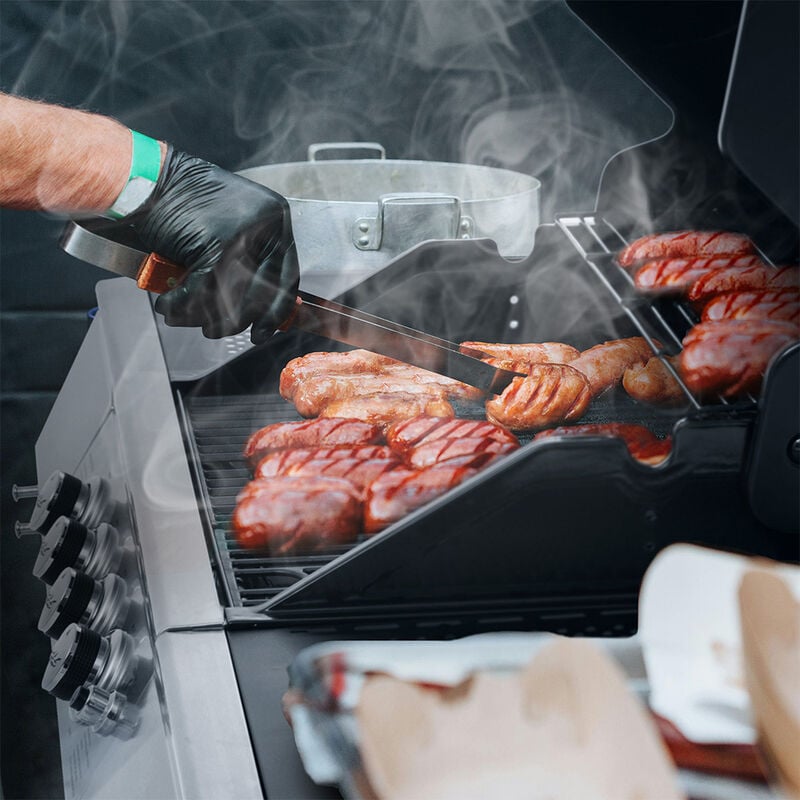 Royal Gourmet 4-Burner Propane Gas Grill with 2 Side Shelves image number 2