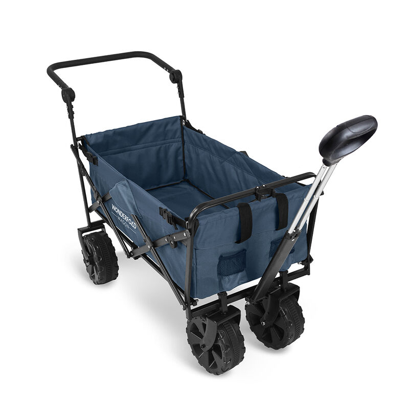 Wonderfold Outdoor S2 Push and Pull Utility Folding Wagon with Wide Beach Tires image number 12