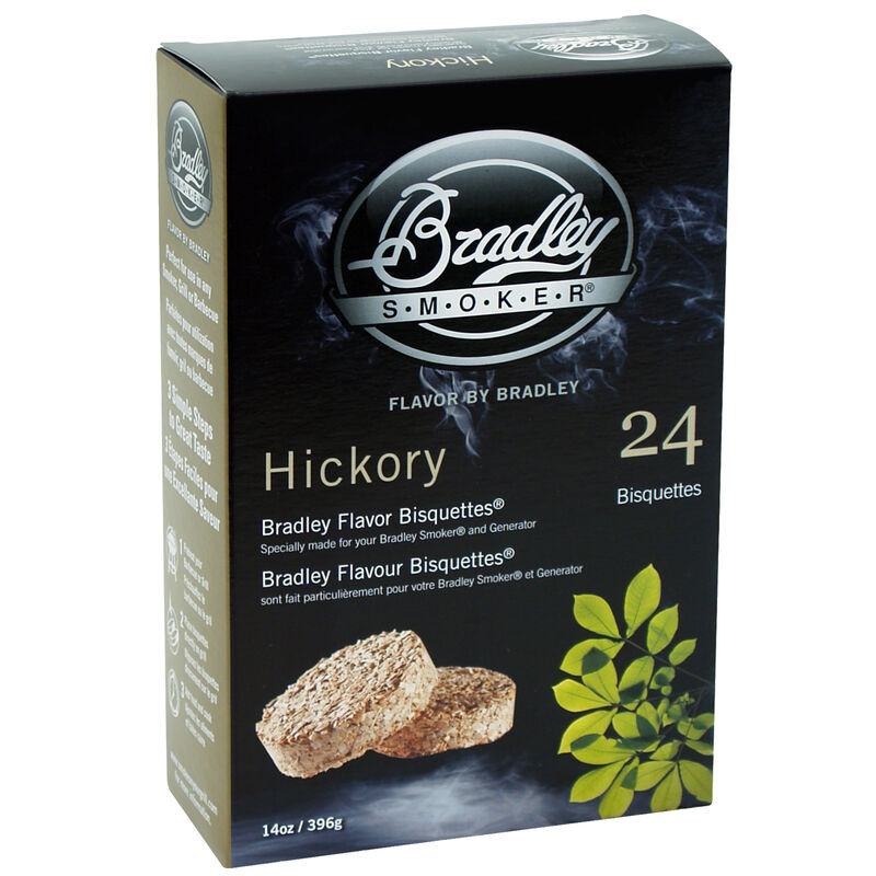 Bradley Flavor Bisquettes, 24-Pack, Hickory image number 1