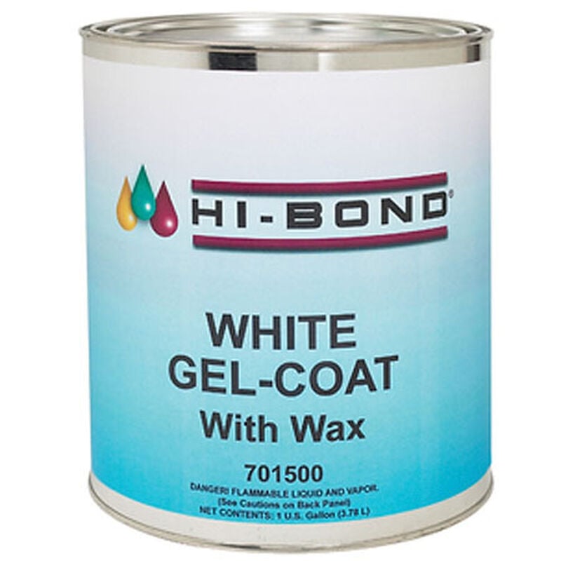 Hi-Bond White Gel Coat With Wax, Gallon image number 1