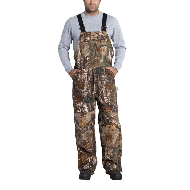 Carhartt Men's Quilted Lined Bib Overalls image number 1
