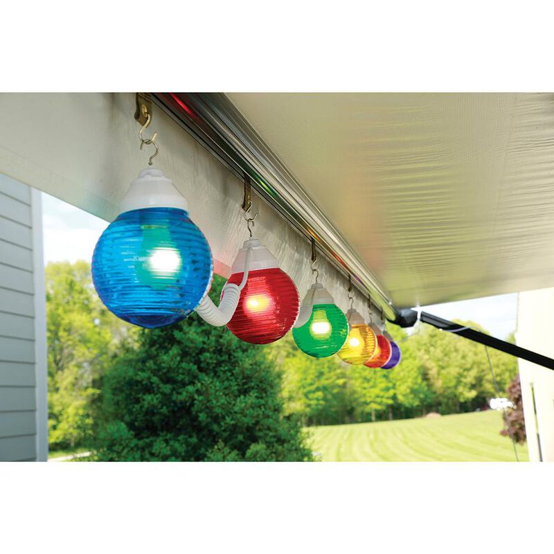 6 Multicolor Globe Lights with 30' Cord image number 3