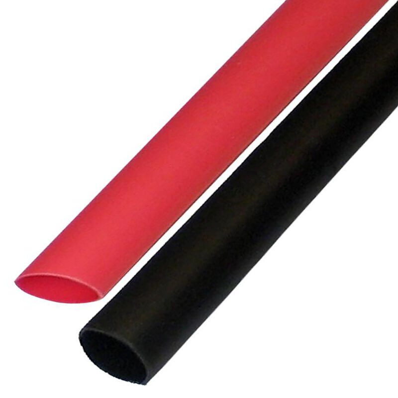 Ancor Adhesive-Lined Heat Shrink Tubing, 8-4 AWG, 3" L, 1-Pk., Black/Red image number 1