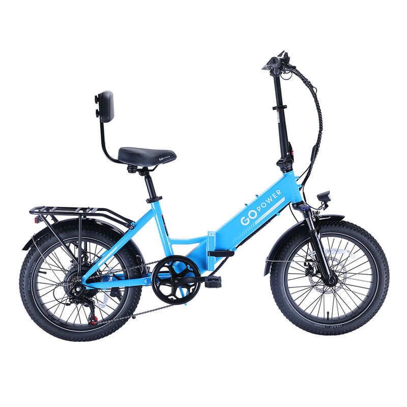 GOPowerBike GOCRUISER V2 FOLDING ELECTRIC BIKE, Blue