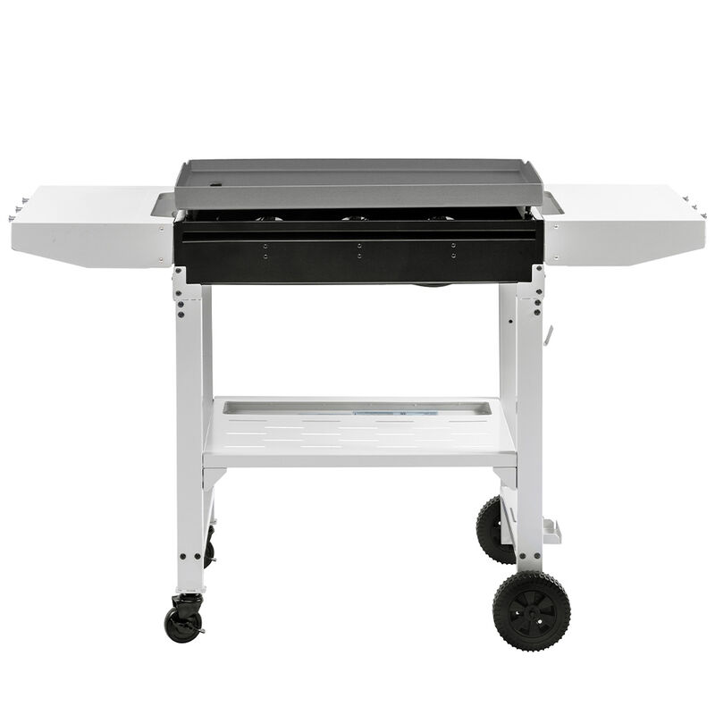 Royal Gourmet 28" 3-Burner Propane Griddle w/ Side Shelves image number 7