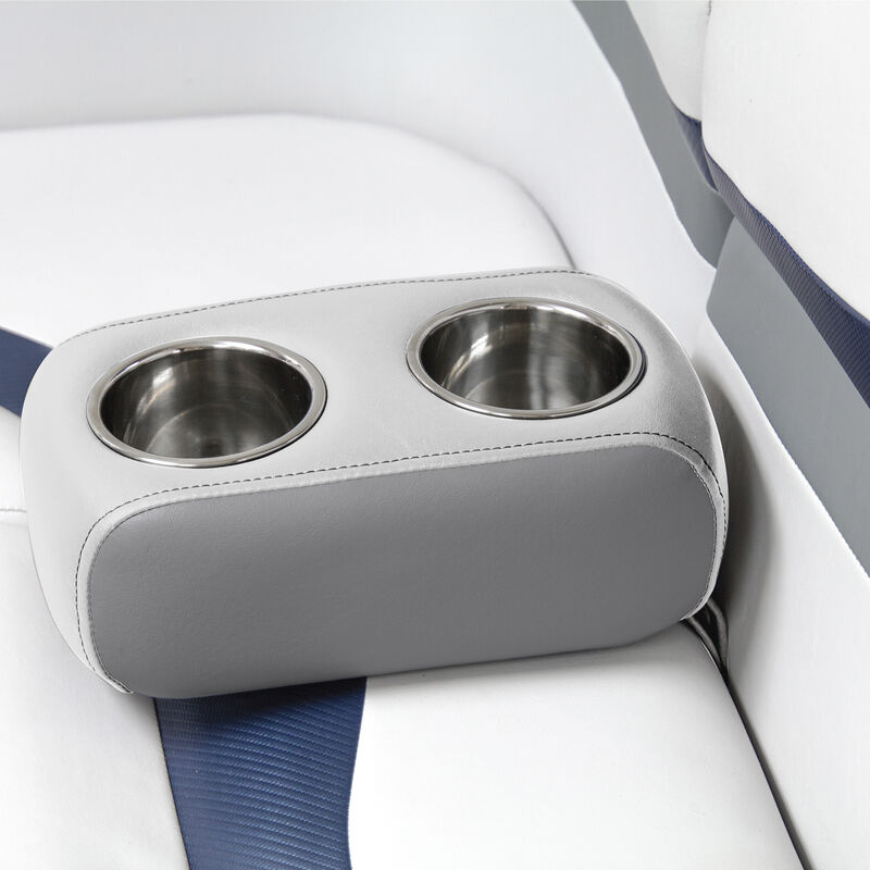 Wise Portable Stainless Double Drink Holder for Pontoon Furniture image number 5