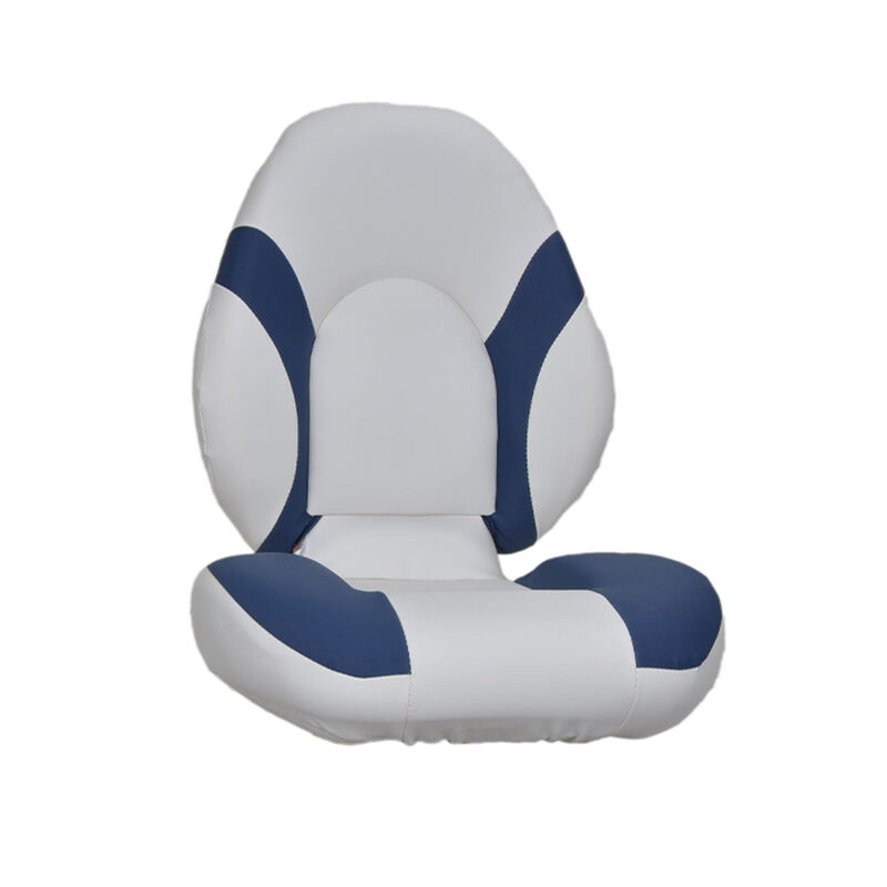 Accent Series Boat Seat - White/Blue image number 1