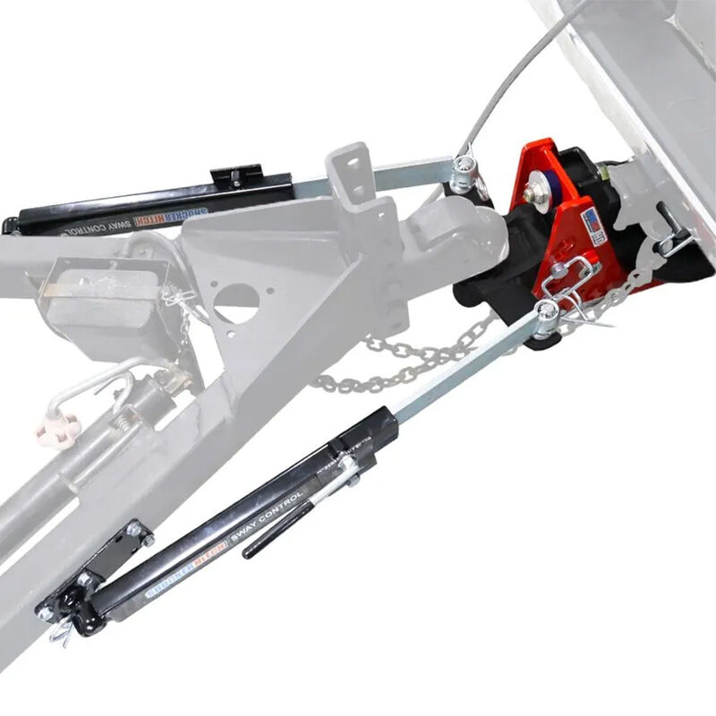 Shocker Hitch HD Air Hitch Sway Bar Control Tow Kit, Fits 2" Hitch, Combo 2" and 2-5/16" Chrome Balls image number 6