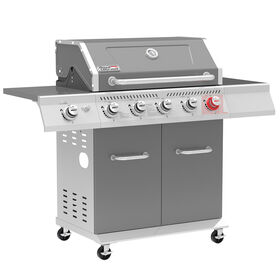 Royal Gourmet 5-Burner Propane Gas Grill with Side Burner and Sear Burner