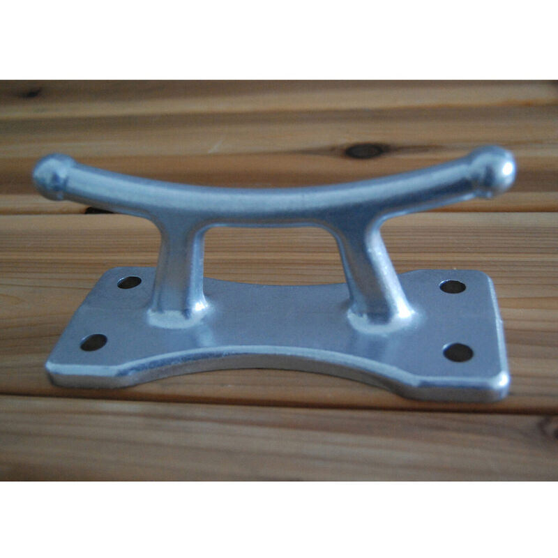 Dock Edge 6-1/2" Polished Aluminum Classic Cleat image number 2