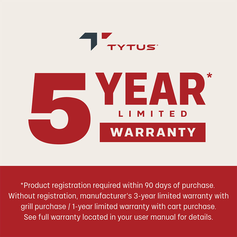 TYTUS Emberwood Gas Griddle with Grill/Prep Cart and Cover image number 8