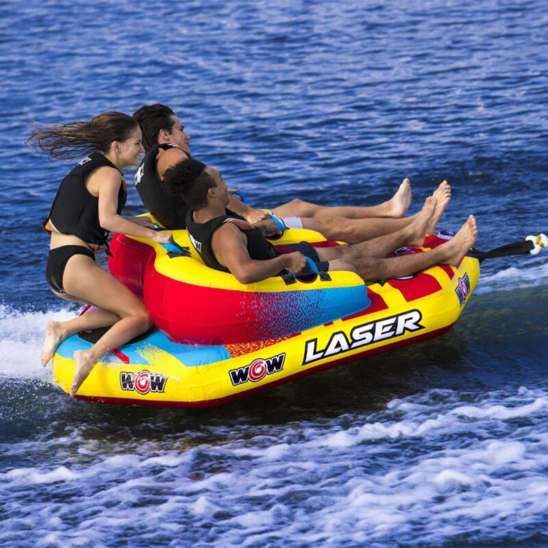 WOW Laser 3-Person Towable Tube image number 4