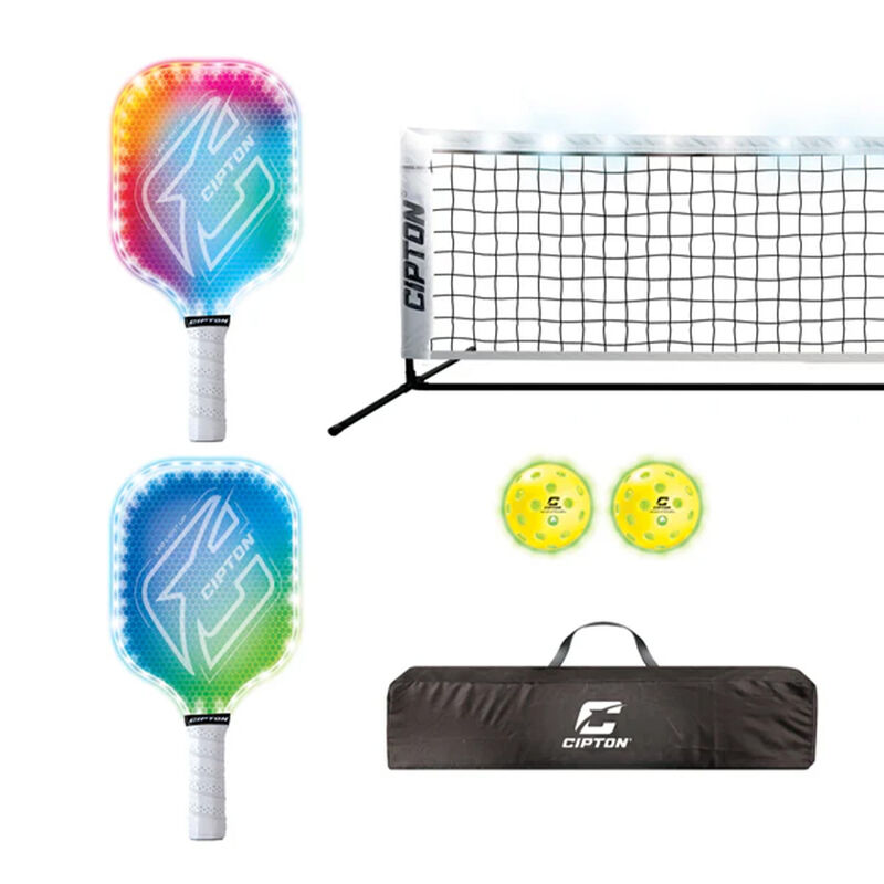 Cipton LED Light-Up Pickleball Set with Net image number 2