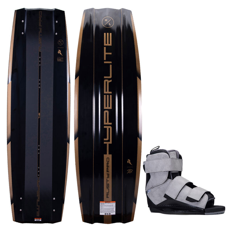 Hyperlite Rusty Pro Wakeboard with Formula Bindings image number 1
