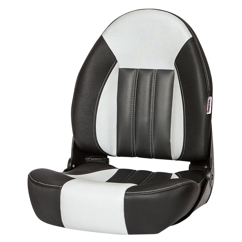 Tempress ProBax Orthopedic Boat Seat, Black/Gray/Carbon image number 1