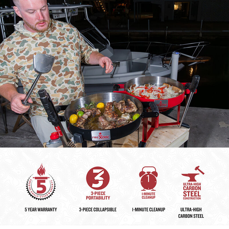 The Drifter Series FIREDISC 215 Portable Propane Cooker&mdash;Jet Black image number 7