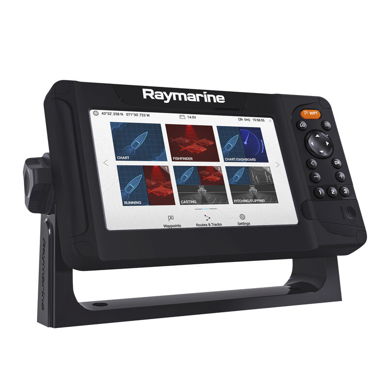 Raymarine Element 7 HV GPS Fishfinder w/Navionics Nav+ US & Canada Charts, no transducer image number 1