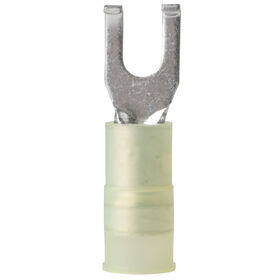 Ancor Nylon Flanged Spade Terminals, 12-10 AWG, #6 Screw, 25-Pk.