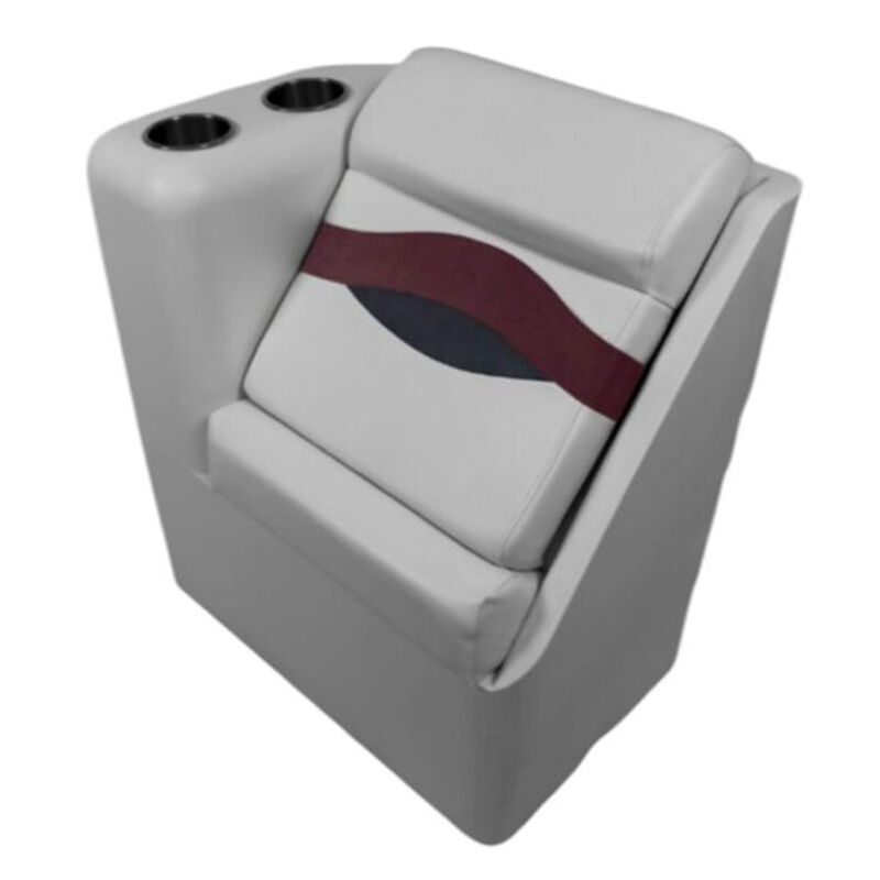 Horizon Manufacturing Elite Series Left Radius Lean Back - Gray/Red/Charcoal 