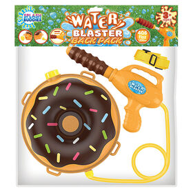 Splash Buddies Water Blaster Backpack, Chocolate Donut