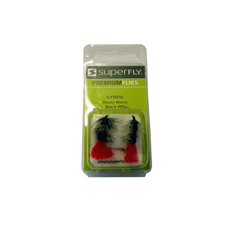 Superfly Nymph Wooly Worm Fly, 2-Pack image number 1