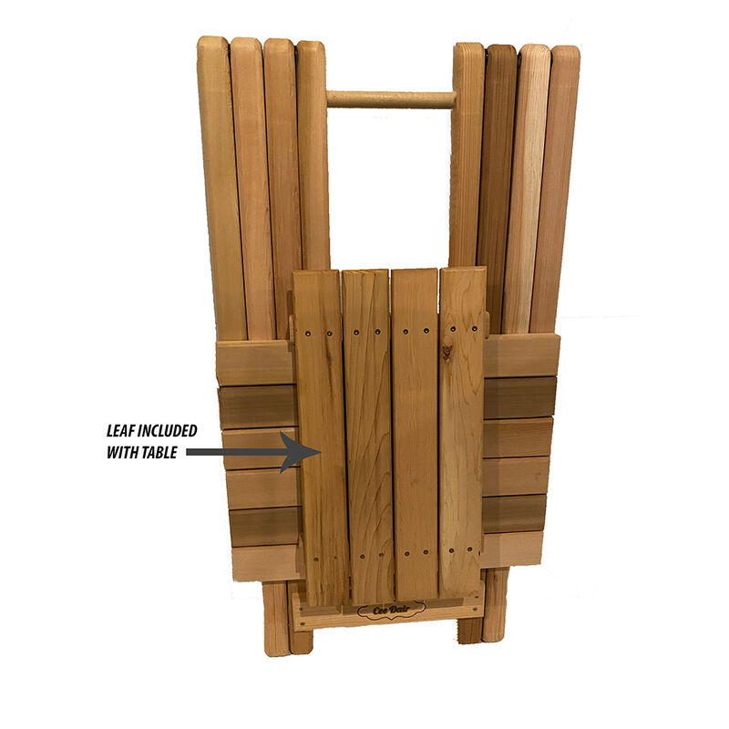 Cedar Wood PartySide Table image number 2