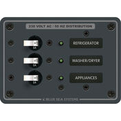 Blue Sea Systems Panel, 230V AC (European), 3 Positions