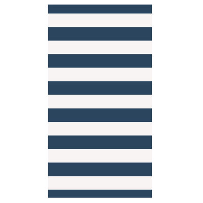Enclave Quick-Drying Beach Towel, 30" x 60", Navy Stripe