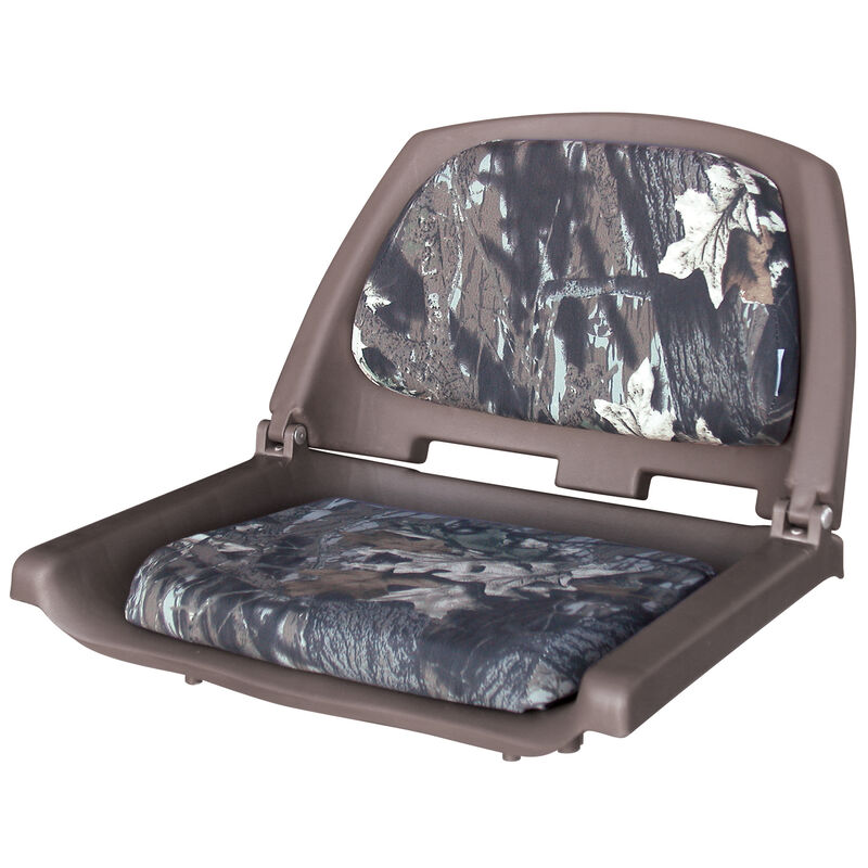 Fold-Down Padded Camo Boat Seat Only image number 3