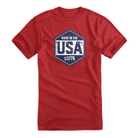 Bayside Men's Heck MIUSA Short-Sleeve Tee