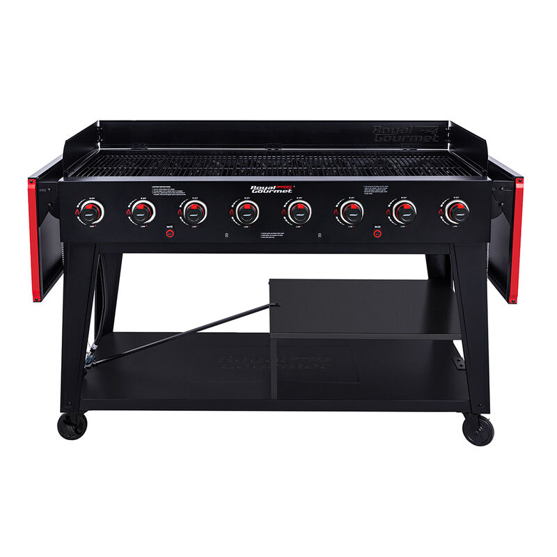 Royal Gourmet GB Series 8-Burner Gas Grill, Black/Red image number 5