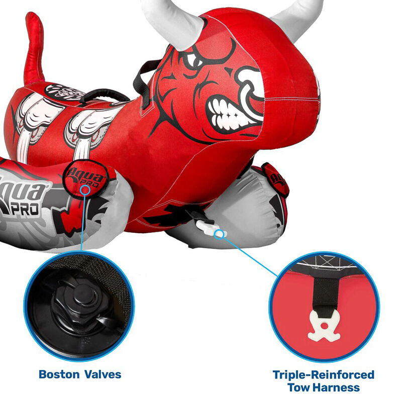 Aqua Pro Bull 2-Rider Towable Tube image number 2
