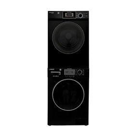 Equator Compact Stackable EW 822 Washer + ED 866 Dryer, Black