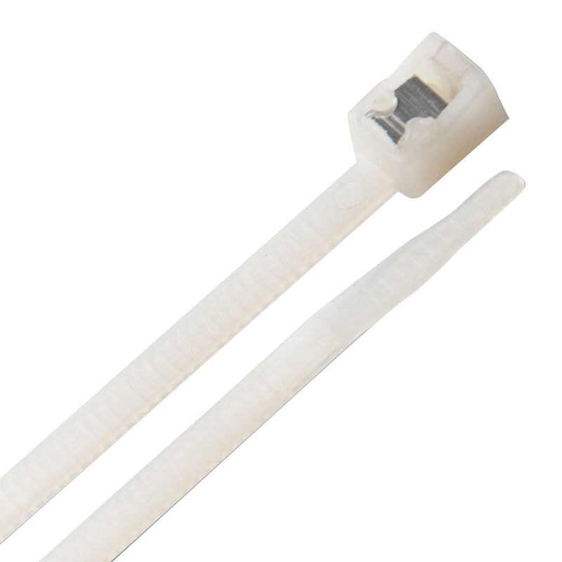 Ancor 8" Natural Self-Cutting Cable Ties, 500-Pack image number 1
