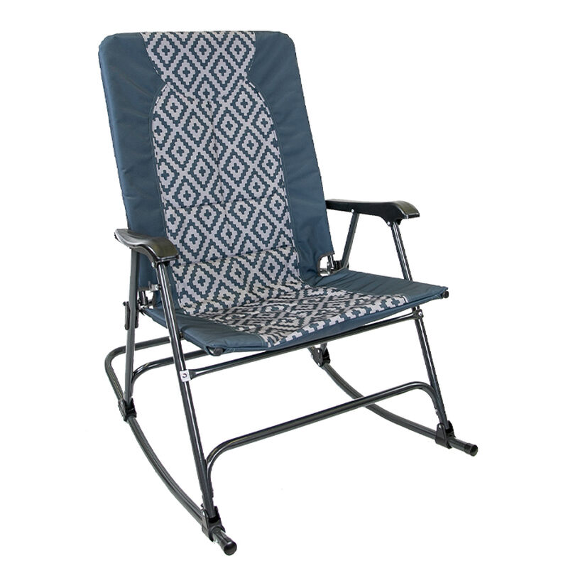 Summit Padded Folding Outdoor Rocker image number 1
