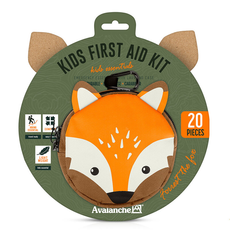 Avalanche Kids 20-Piece First Aid Kit with Forrest the Fox Case image number 2