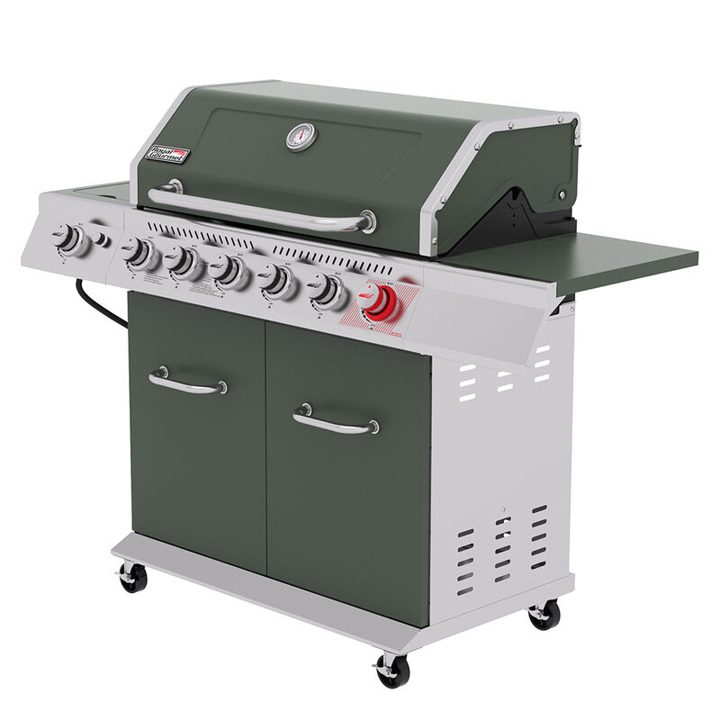 Royal Gourmet 6-Burner Propane Gas Grill with Side Burner and Sear Burner image number 5