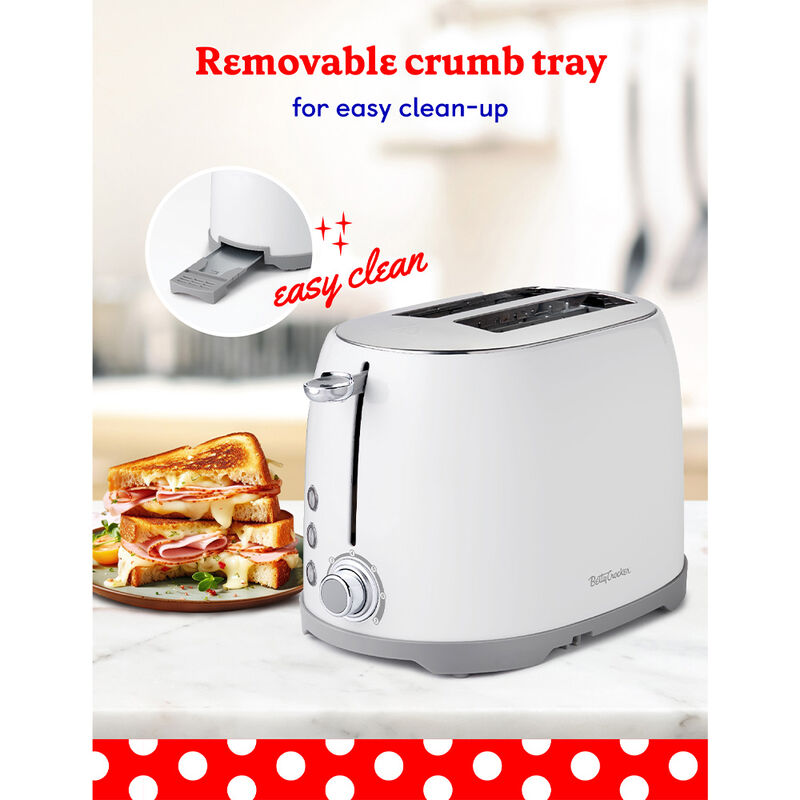 Betty Crocker Multi-Function Toaster, White image number 5