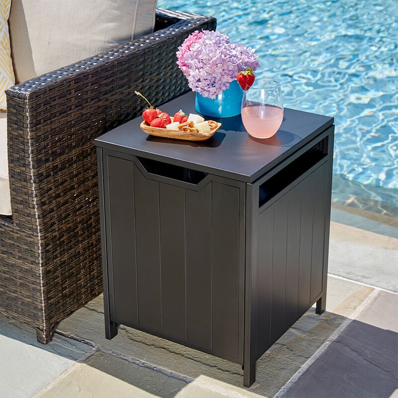 Endless Summer Black Steel Tank Cover image number 4