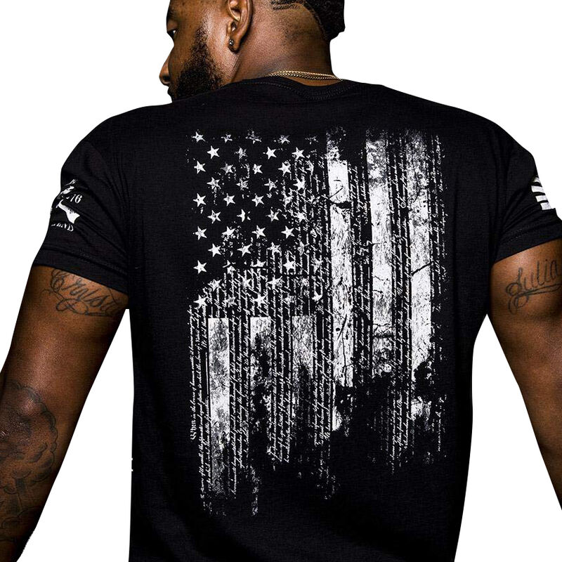 Grunt Style Men's 1776 Flag Short-Sleeve Tee image number 4