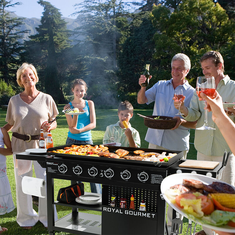 Royal Gourmet 44" 6-Burner Gas Griddle image number 8