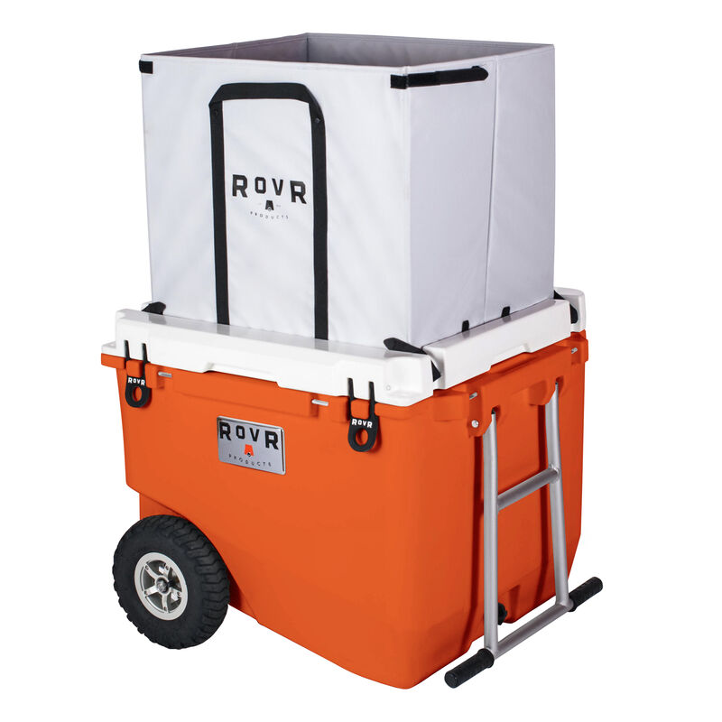 RovR RollR 80-Qt. Wheeled Cooler with Collapsible LandR Bin image number 3