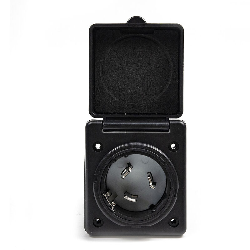 Electric World 50A RV Inlet in Black image number 2