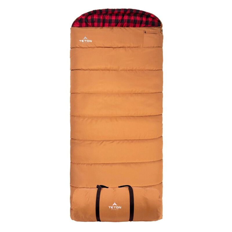 TETON Sports Deer Hunter -35°F Canvas Sleeping Bag, Right Zipper image number 4
